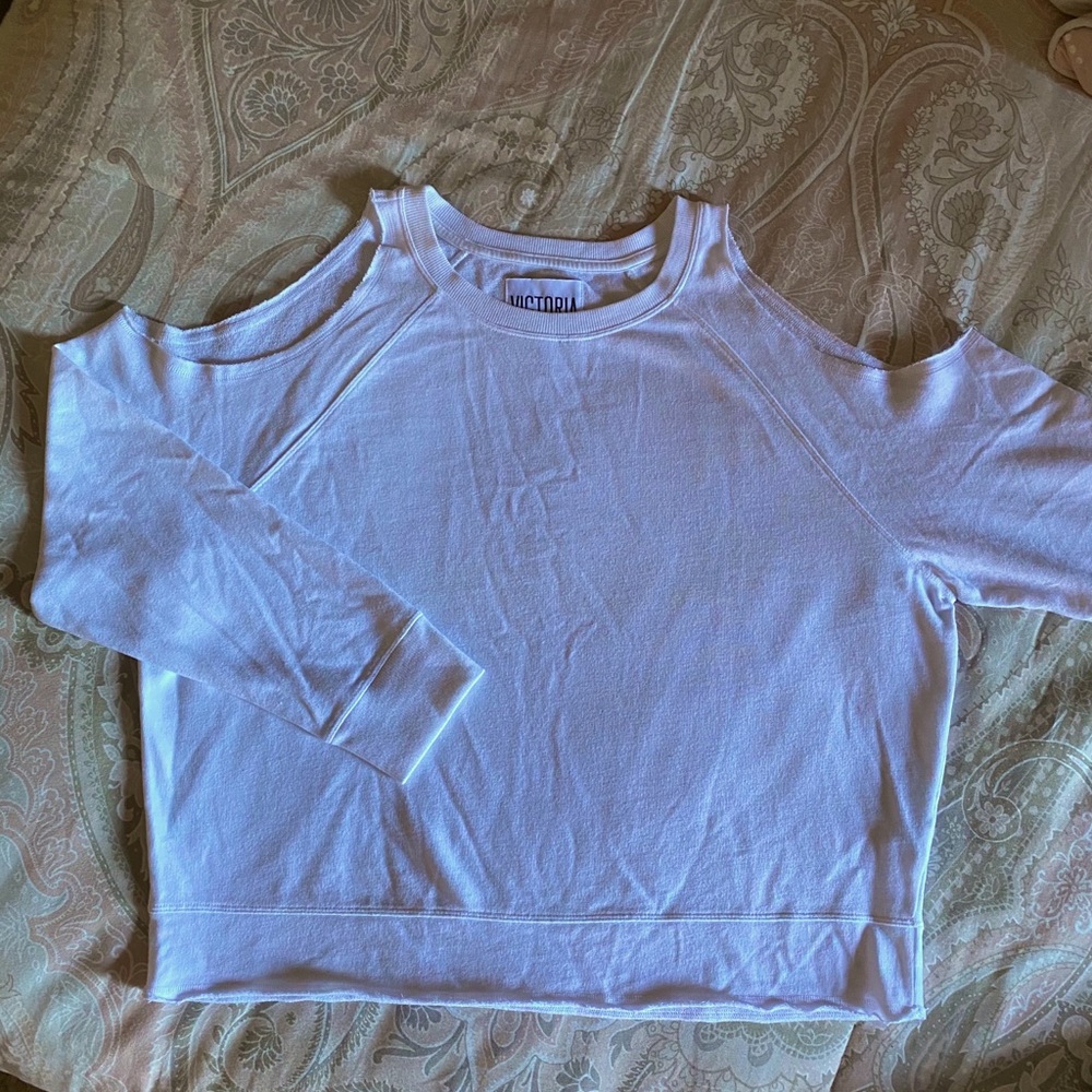 Cold shoulder sweatshirt